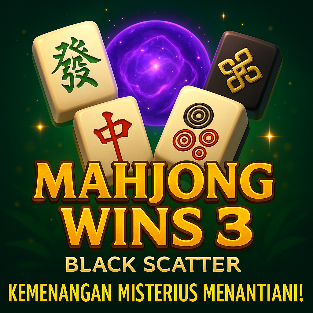 Mahjong Wins 3 – Black Scatter: Kemenangan Misterius Menanti!